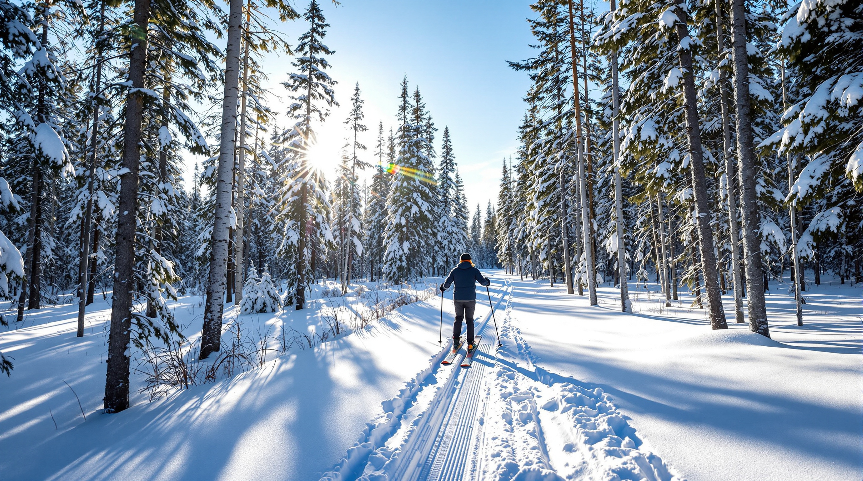 Cross-country skiing in Haliburton